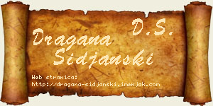 Dragana Šiđanski vizit kartica